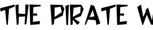 Font : Nevada-Light 2 Custom Text : The Pirate Way Test your own text here Click to download or to view this font on a tshirt that can be custom printed in Bali